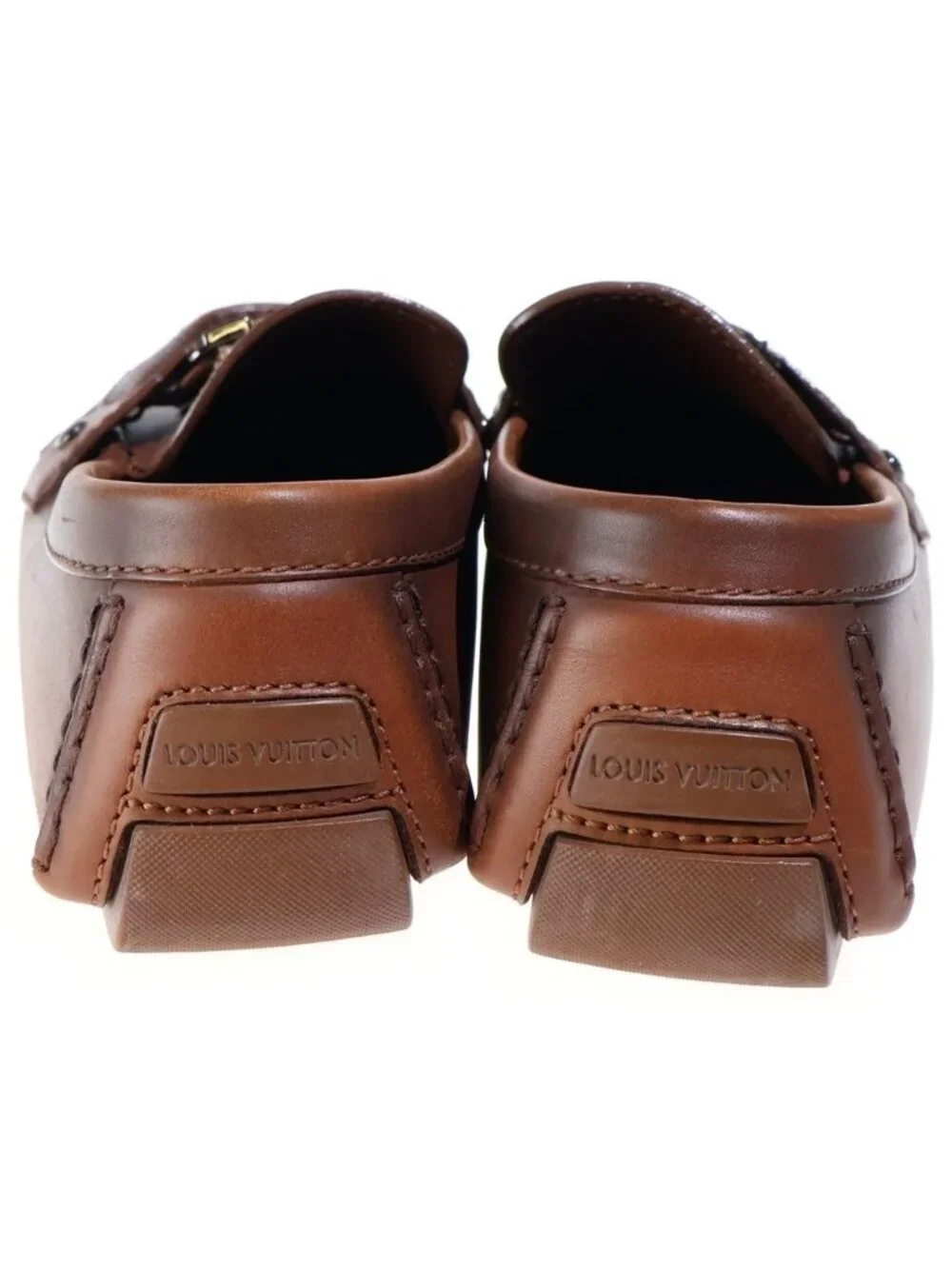Louis Vuitton Monte Carlo Line Driving Shoes Slip-on Leather